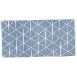 framsohn Badvorleger 'Triangle Graphics' (Farbe: Anthrazit / Größe: Badvorleger 67 x 67 cm)