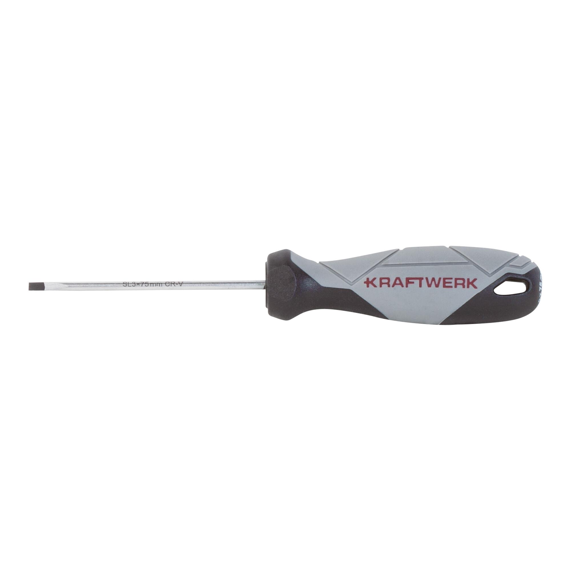 Kraftwerk BASIC LINE Schraubendreher Schlitz 3.0 x 75 mm (305.100.003)