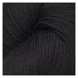 Novita Laine 4fädig col. 0891 Winter Black 100 m 100 g, Garn + Wolle, Schwarz
