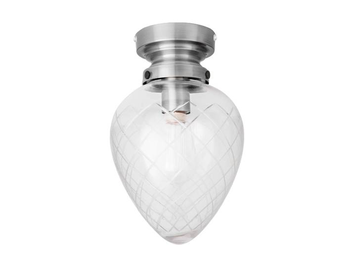 Globen Lighting Plafonnier Juni IP44 Acier antique-transparent