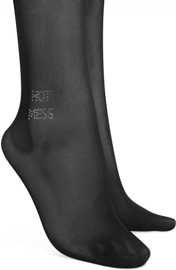 Obsessive Hot Mess Collant Ouvert - Noir