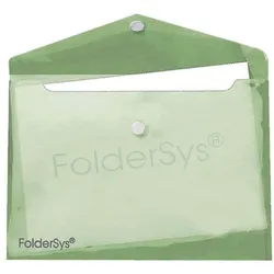 Foldersys Aktentasche A4 quer 100 Blatt grün, 23.9x33.4 cm
