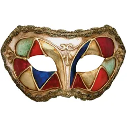 Maskworld Colombina arlecchino multicolore