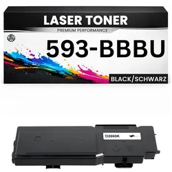 XXL Toner kits kompatibel für Dell 593-BBBU Color Laser Printer C2660dn/C2665dnf in Schwarz