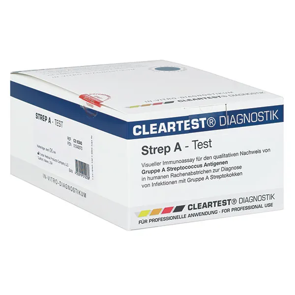 Servoprax GmbH Cleartest Strep A-Test (25 Teststreifen) zum Rachenabstrich C3 10343-25