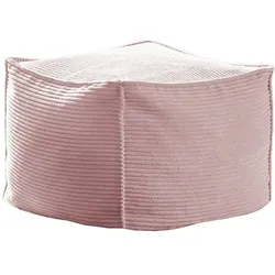 KAWOLA Hocker ALEA Cord rosa