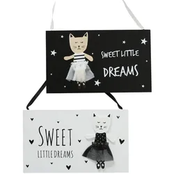 Boltze Schild Kitty, 20 x 12 cm