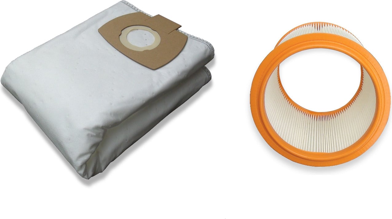 Kallefornia 5 stofzuigzakken en 1 wasbaar filter voor Stihl SE 122 / SE122 E 122E