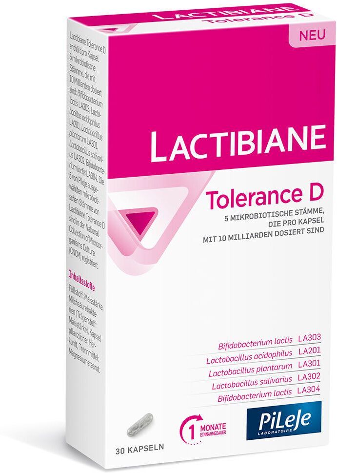 PiLeJe Lactibiane Tolerance D Kapseln 30 St