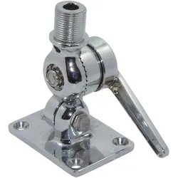 Antennenkipphalter auf Grundplatte, A4, 1"-14 UNS, 92x64mm