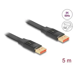 DELOCK DisplayPort Flachbandkabel 8K 60Hz 5m