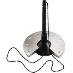 Helit Kugelschreiberständer H6220399 10x15,5x10cm Kette sw/si