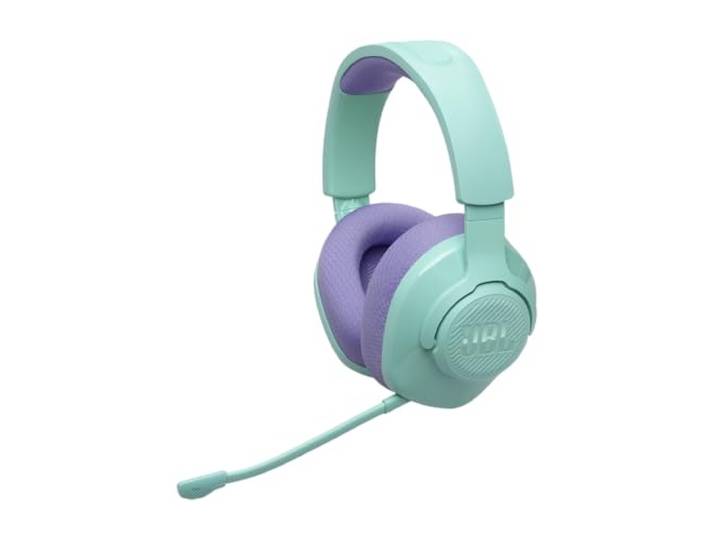 JBL Quantum 360, Draadloze Over-Ear Gaming Koptelefoon, Cyaan