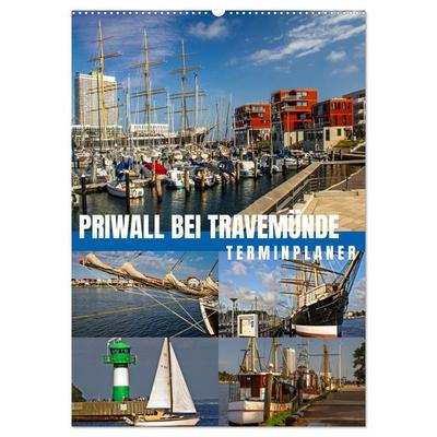Priwall bei Travemünde – Terminplaner (Wandkalender 2026 DIN A2 hoch), CALVENDO Monatskalender