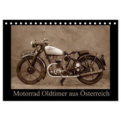Motorrad Oldtimer aus Österreich (Tischkalender 2027 DIN A5 quer), CALVENDO Monatskalender