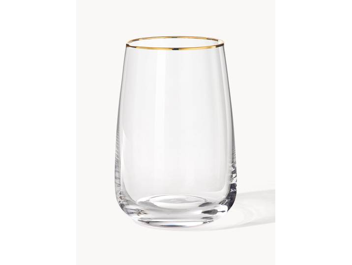 Verres à eau soufflés à la bouche Ellery, 4 pièces