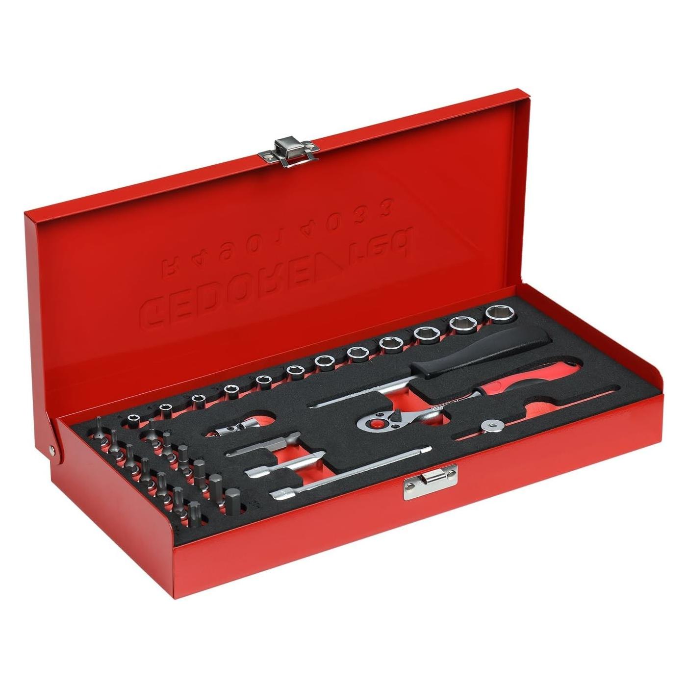 Gedore Red red R49014033 Steckschlüssel-Satz 1/4" 4-13mm 32-teilig (3300001)