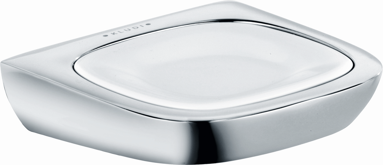 Kludi Amba savon Kludi Amba avec porte-savon 5398505 chrome, plat en porcelaine