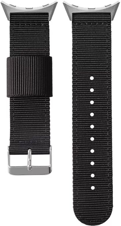 INF Geflochtenes Nylon-Uhrenarmband für Google Pixel Watch 1/2/3 Schwarz