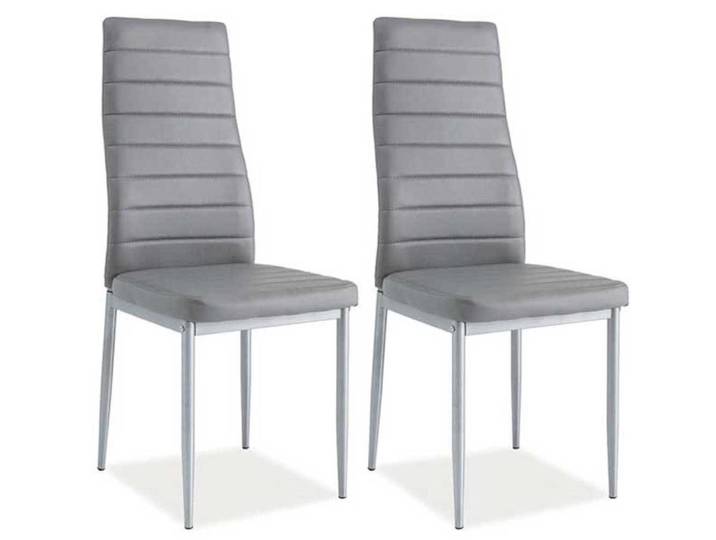 Feldmann-Wohnen Esszimmerstuhl H-261 (2 St), grau 2er Set