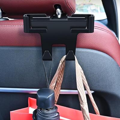 Car Headrest Phone Holder & Storage Hook Organizer For Bags, Groceries And Travel Car Headrest Phone Holder & Storage Hook Organizer For Bags, Groceries And Travel
