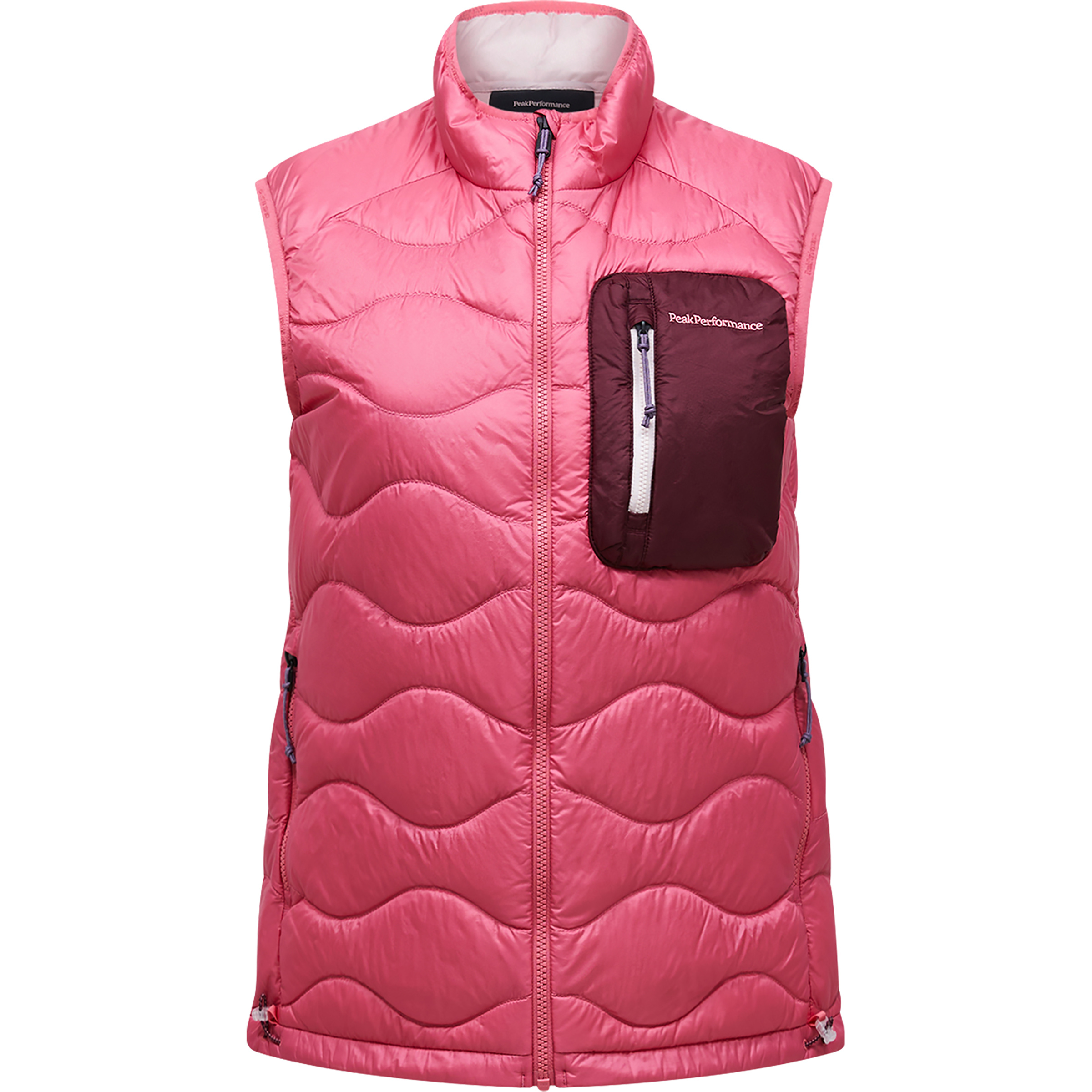 Peak Performance Helium Utility Down Weste Damen Isolationswesten pink Größe S Trekking Winddicht Wasserabweisend