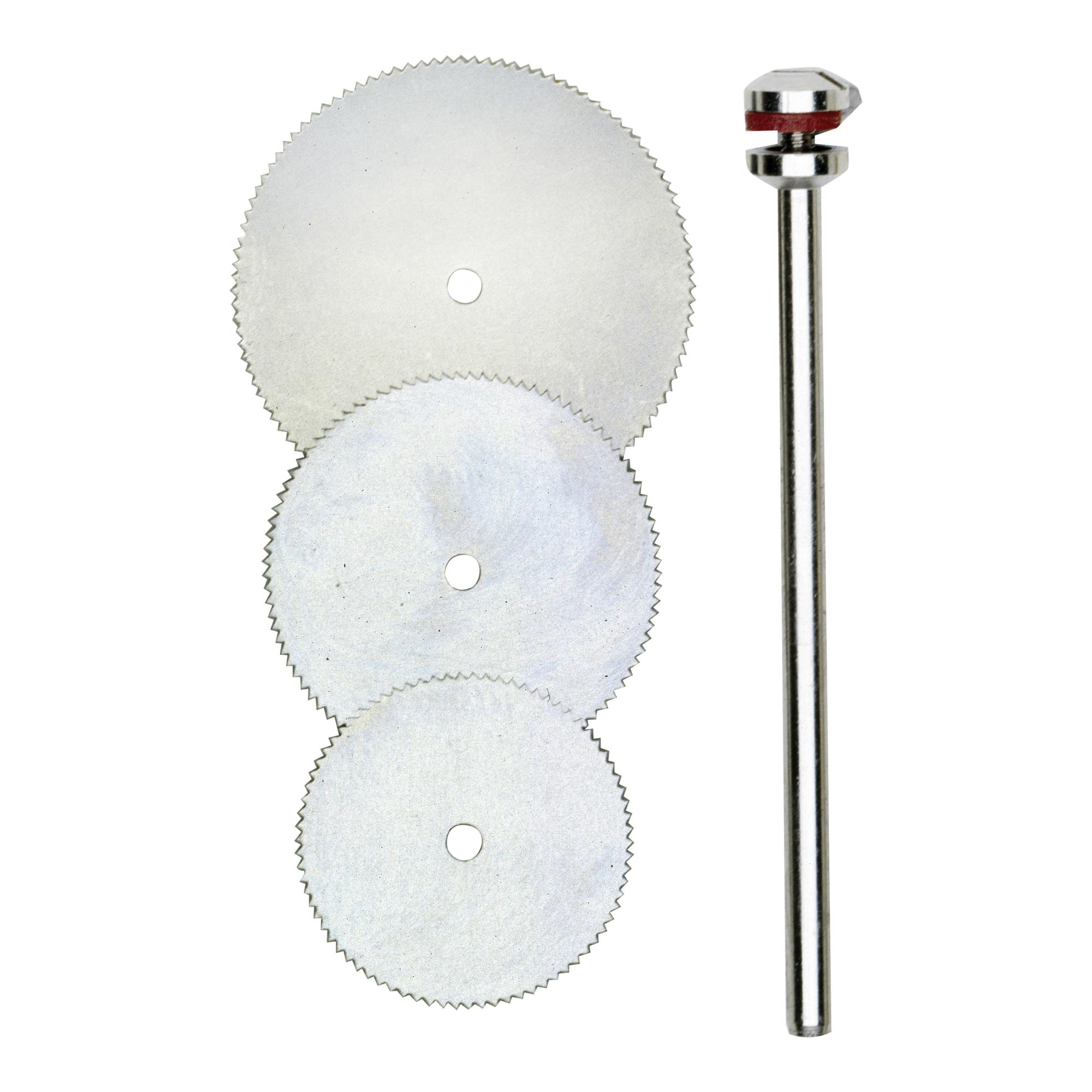 Proxxon Trennsägeblätter, je 1 Stück 16, 19, 22 mm + 1 Träger (28830)