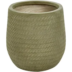BLUMENTOPF olivgrün rund 27/27/32 cm Livadia