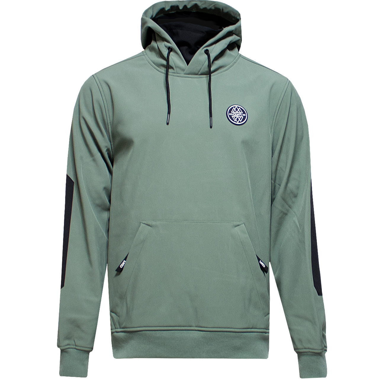 Colourwear winddichtes Hoodie EST 2010 dk sage - XS