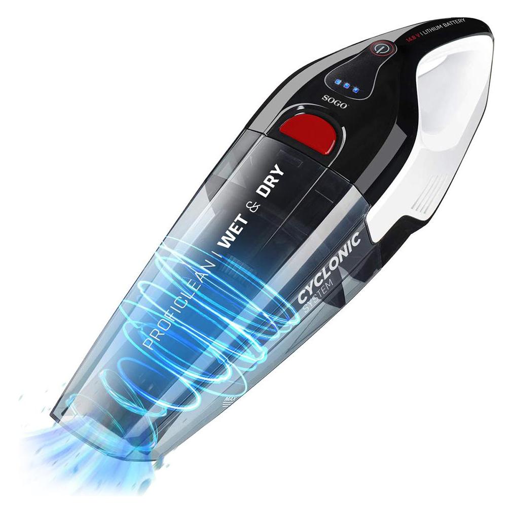 Sogo CORDLESS VACUUM CLEANER, HANDHELD, WET & DRY, 100W-7KPA-14,8V-2200MAH ACCESSORIES, 7.20V, 50W (ASP-SS-16015)