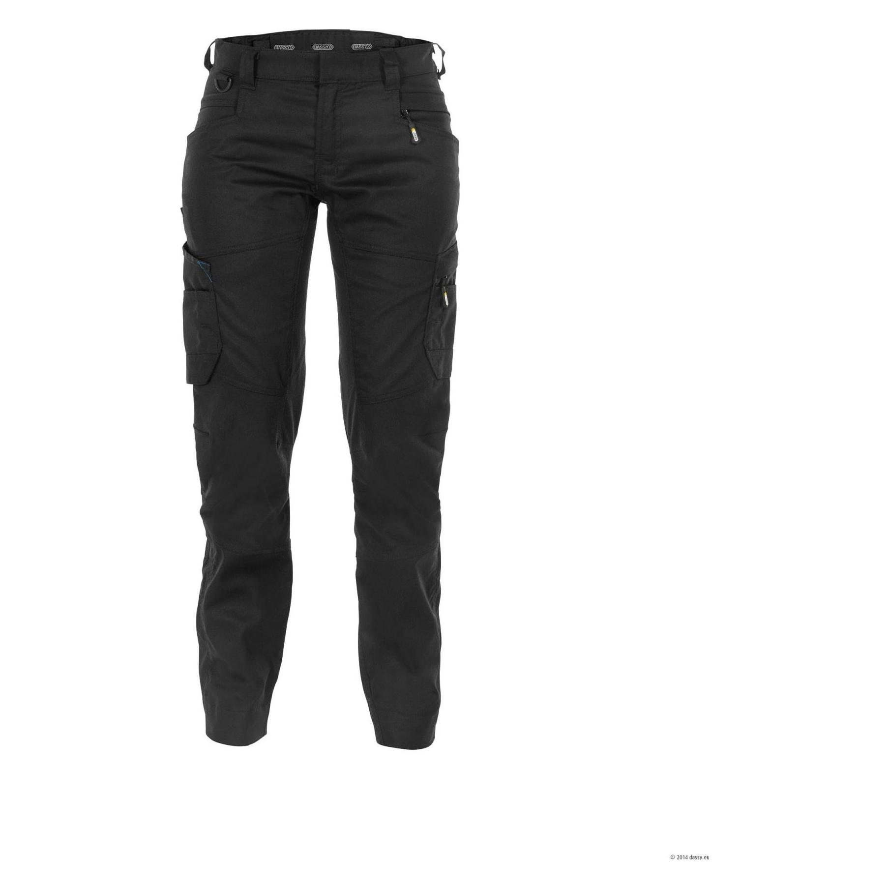 Dassy Damen Stretch Bundhose Helix anthrazitgrau/schwarz, Gr.48 (48) (30263216)