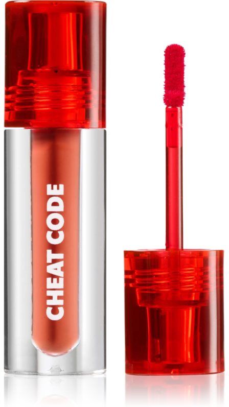 Trouble Maker Cheat Code hydrating lip gloss shade Respawn Deep Peach 3 ml