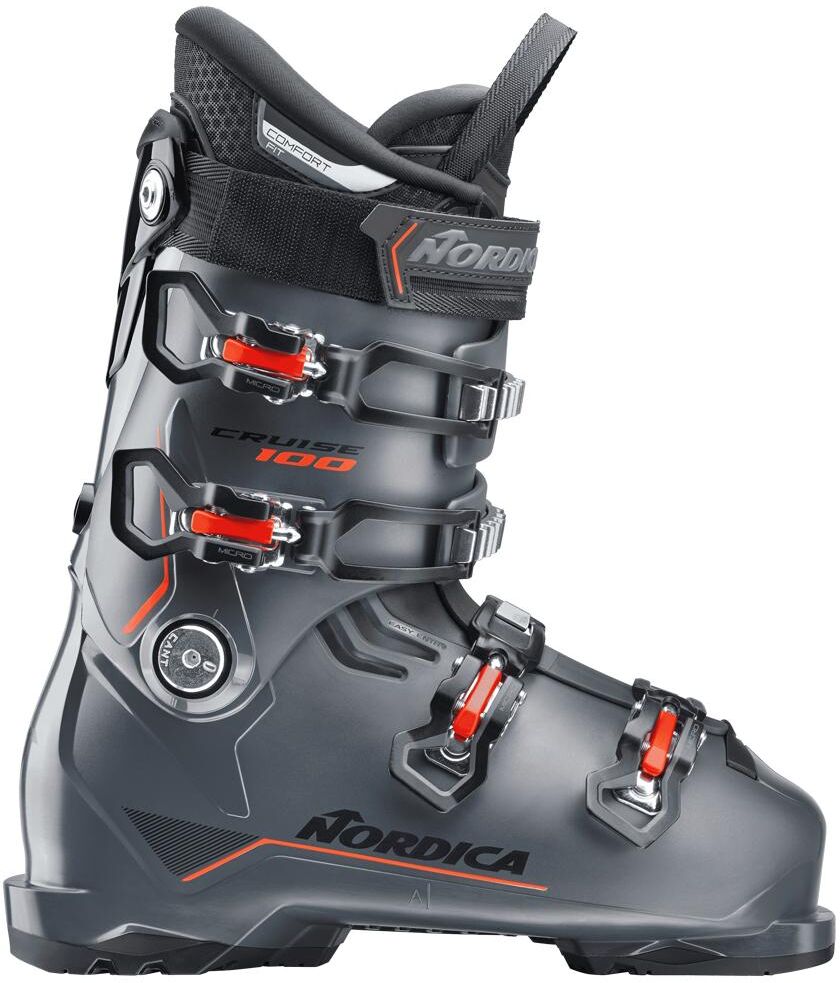 Nordica  - The Cruise 100 Anthracite Black Red - 27 - Chaussures de Ski