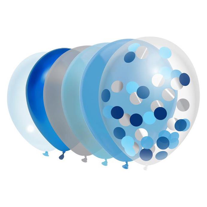 Haza Witbaard Luftballons blau, 10 Stück (10x) (21206777)