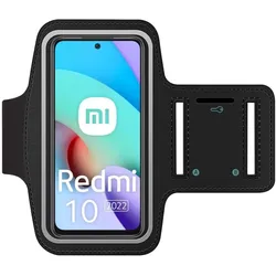 SmartFitness Xiaomi Redmi 10 2022 Handy Sport Armband, Smartphone Sportarmband, Schwarz