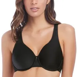 Wacoal BH Basic Beauty Full Figure Underwire Bra Schwarz Polyamid C 80 Damen