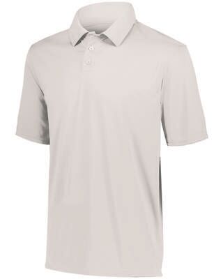 Augusta Sportswear 5017 Vital Polo Shirt in White size 4XL   Polyester