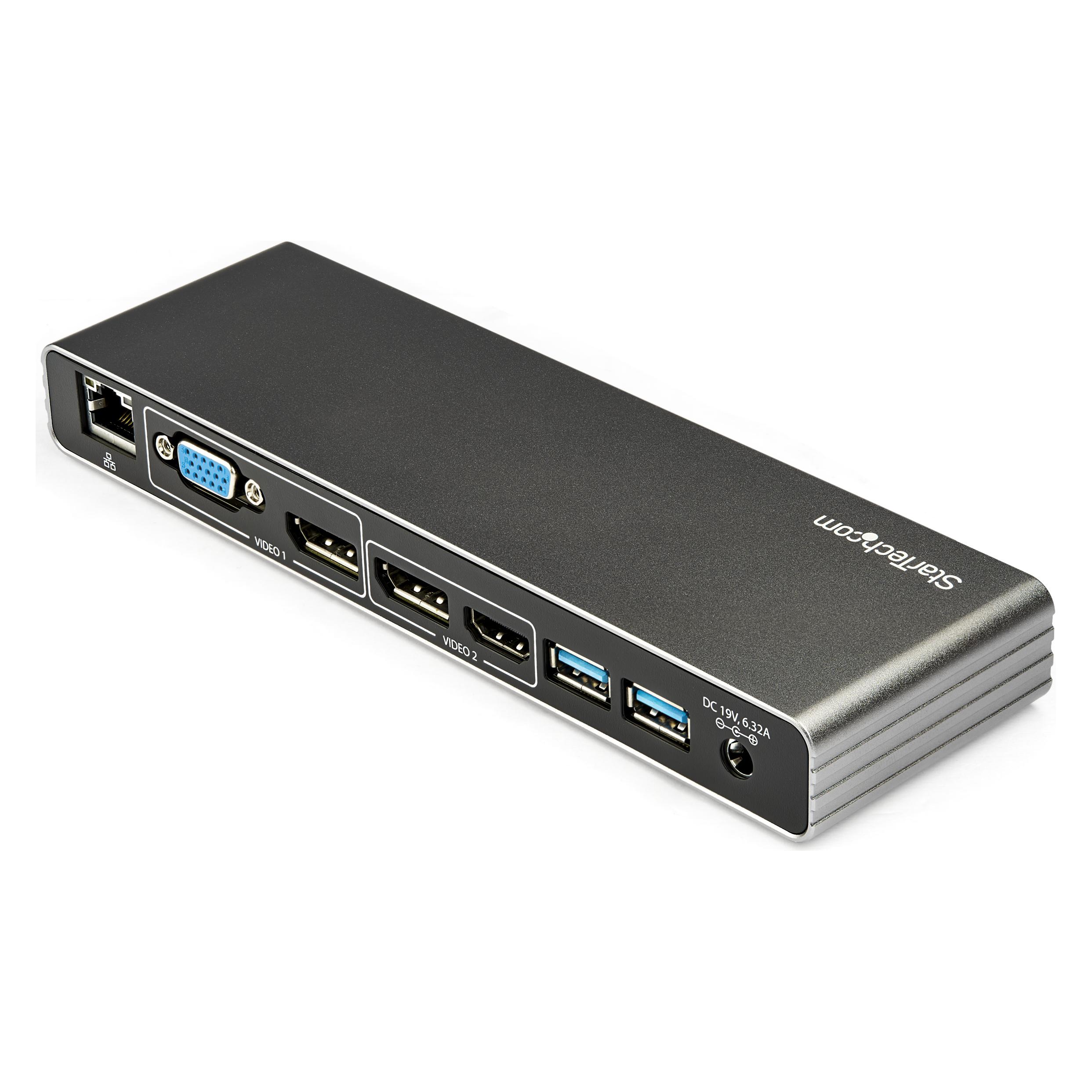 StarTech Thunderbolt 3 Dock (Thunderbolt, 2 Ports) (TB3DK2DHVUE)