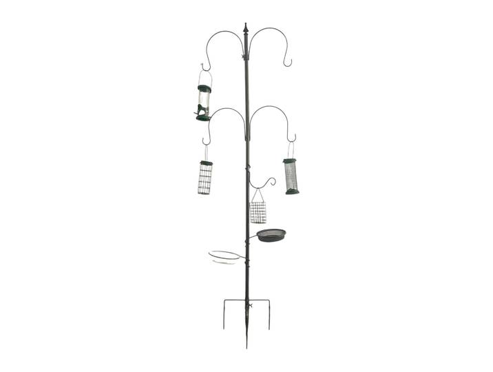 Vogelfutterstation 6-in-1 Grau