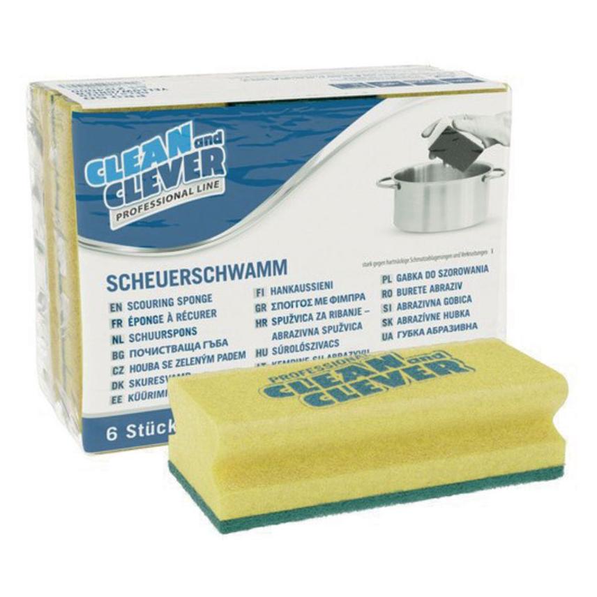 Clean and Clever Scheuerschwamm (6 Stk.) (25432419)