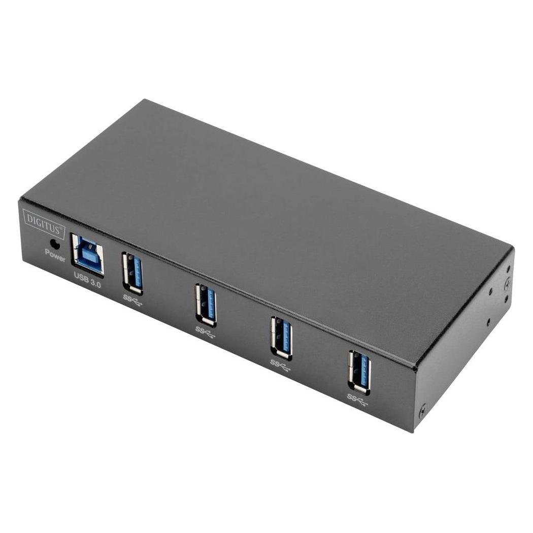 Digitus 4-Port USB 3.0 Hub, Industrial Line (USB-B, 4 Ports) (DA-70257)