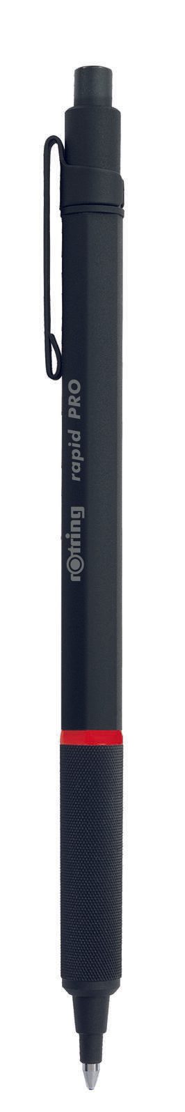 rOtring Kugelschreiber rapid Pro schwarz matt, Schreibfarbe: blau 1904292