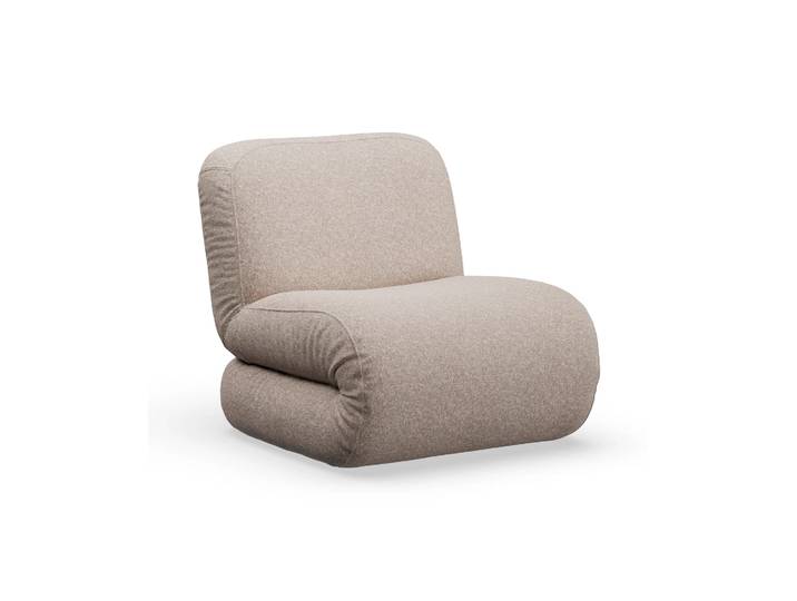 Lammhults Fauteuil Bau Zero Beige, droit