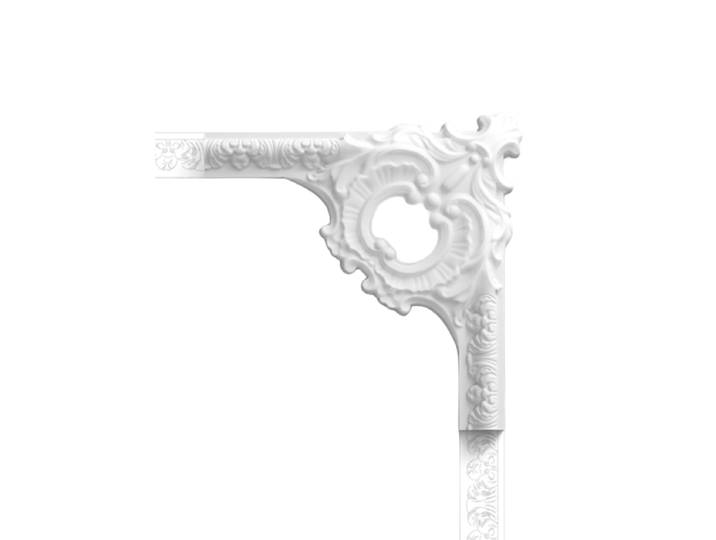 Deko-Wandleisten „Ecke P 3020A“ - 42.5 cm weiss Orac Decor