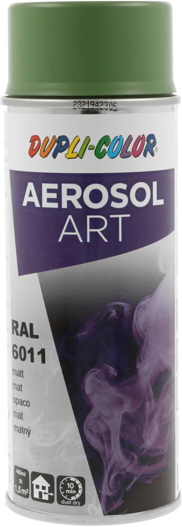 european aerosols DUPLI-COLOR Aerosol Art RAL 6011 resedagrün matt, 400 ml