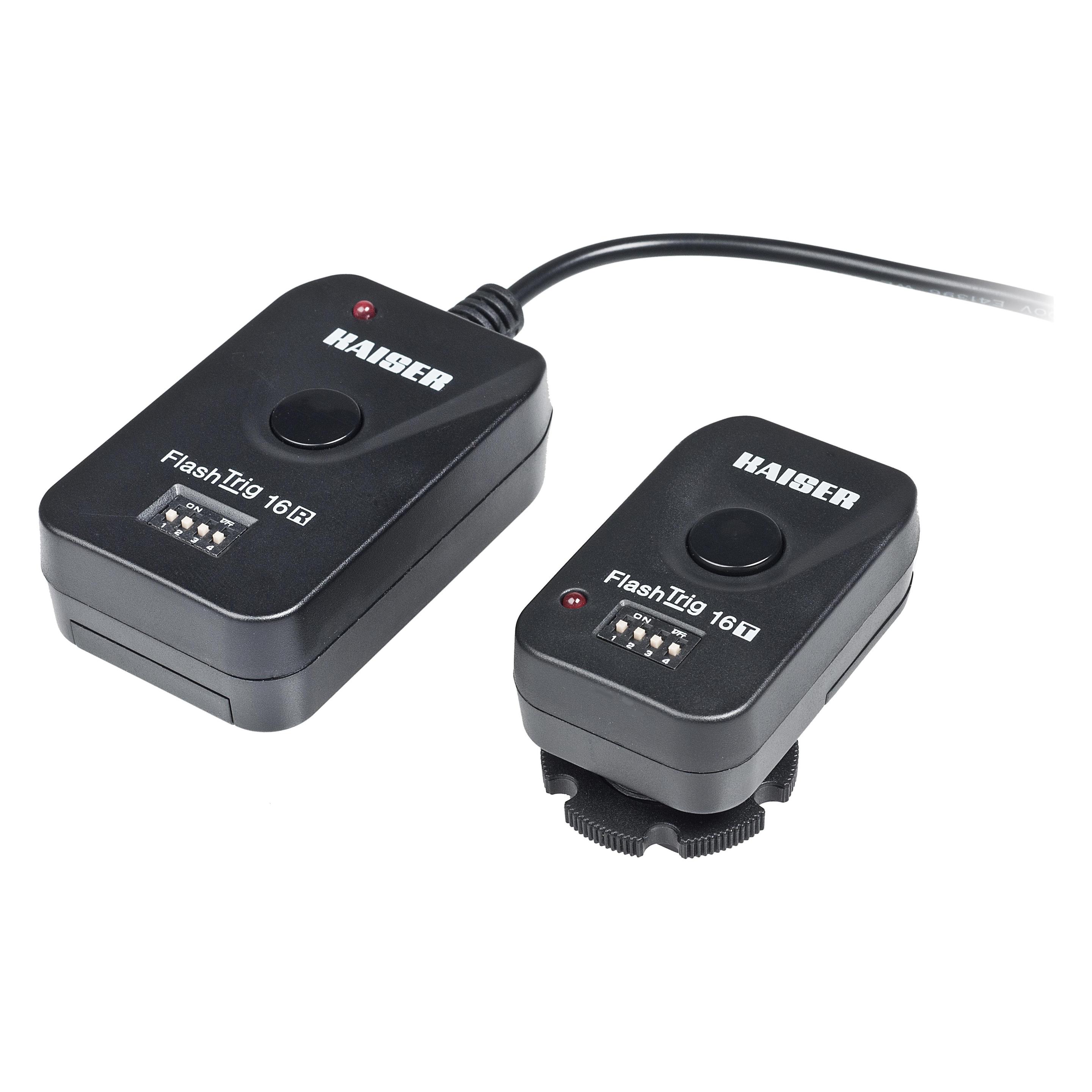 Kaiser Fototechnik FlashTrig 16 Set Funk-Studioblitzauslöser (Funk) (7016)