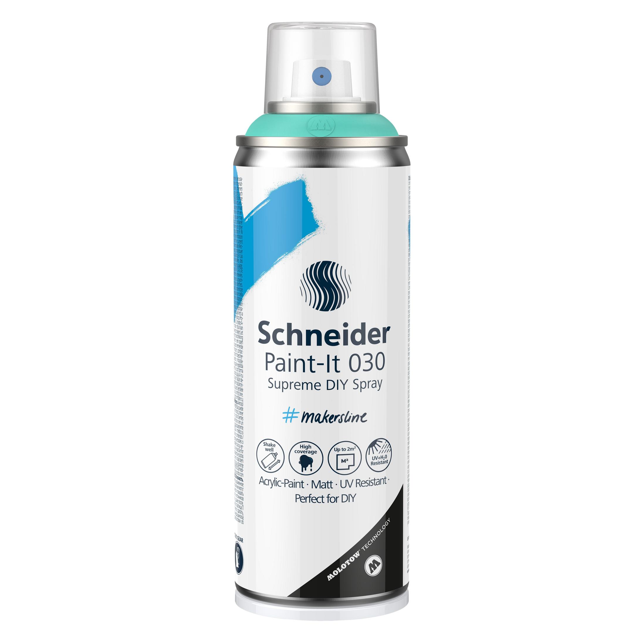 Schneider Paint-It 030 ML03050034 Acrylfarbe Türkis 200 ml (200 ml) (ML03050034)
