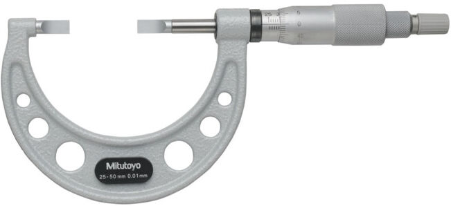 MITUTOYO Micromètres pour rainures, Plage de mesure: 25-50 mm (421896 25-50)