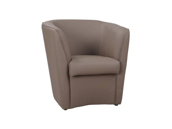 LIBEROSHOPPING.eu - LA TUA CASA IN UN CLIK Schlafzimmer Sessel aus Valentina Öko-Leder mit hoher Qualität gepolstert (Dunkle Turteltaube)