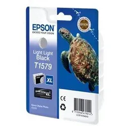 Epson Original T1579 UltraChrome K3 Druckerpatrone schwarz hell 25ml (C13T15794010)